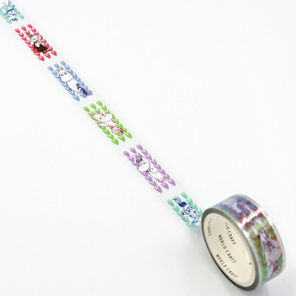 MOOMIN Grass Clear Film Washi Tape – 15mm x 5m