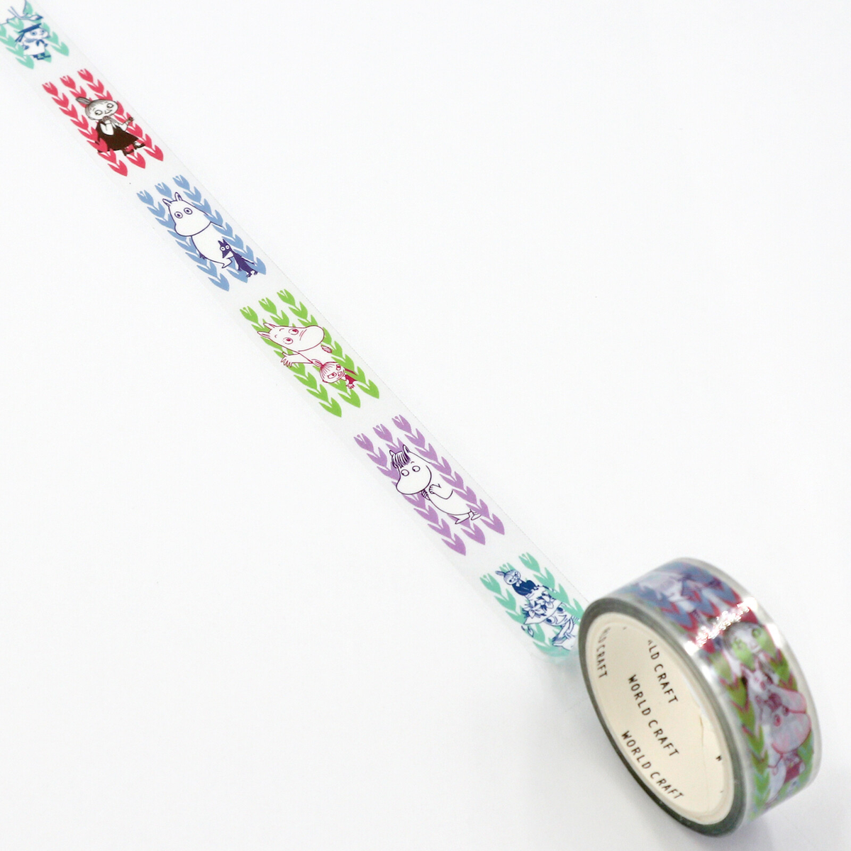 MOOMIN Grass Clear Film Washi Tape – 15mm x 5m