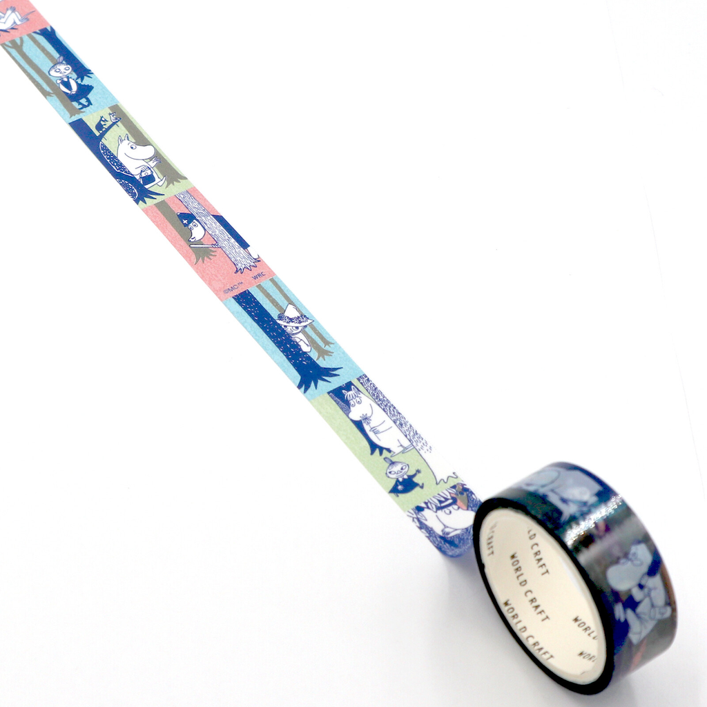 MOOMIN Woods Clear Film Washi Tape – 15mm x 5m
