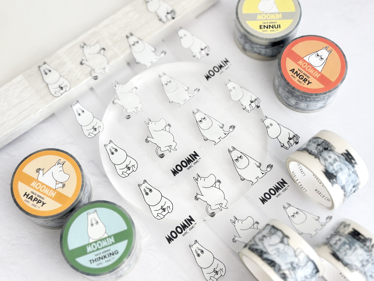 Moomin Angry Face Planner Stickers – Clear Japanese Stickers