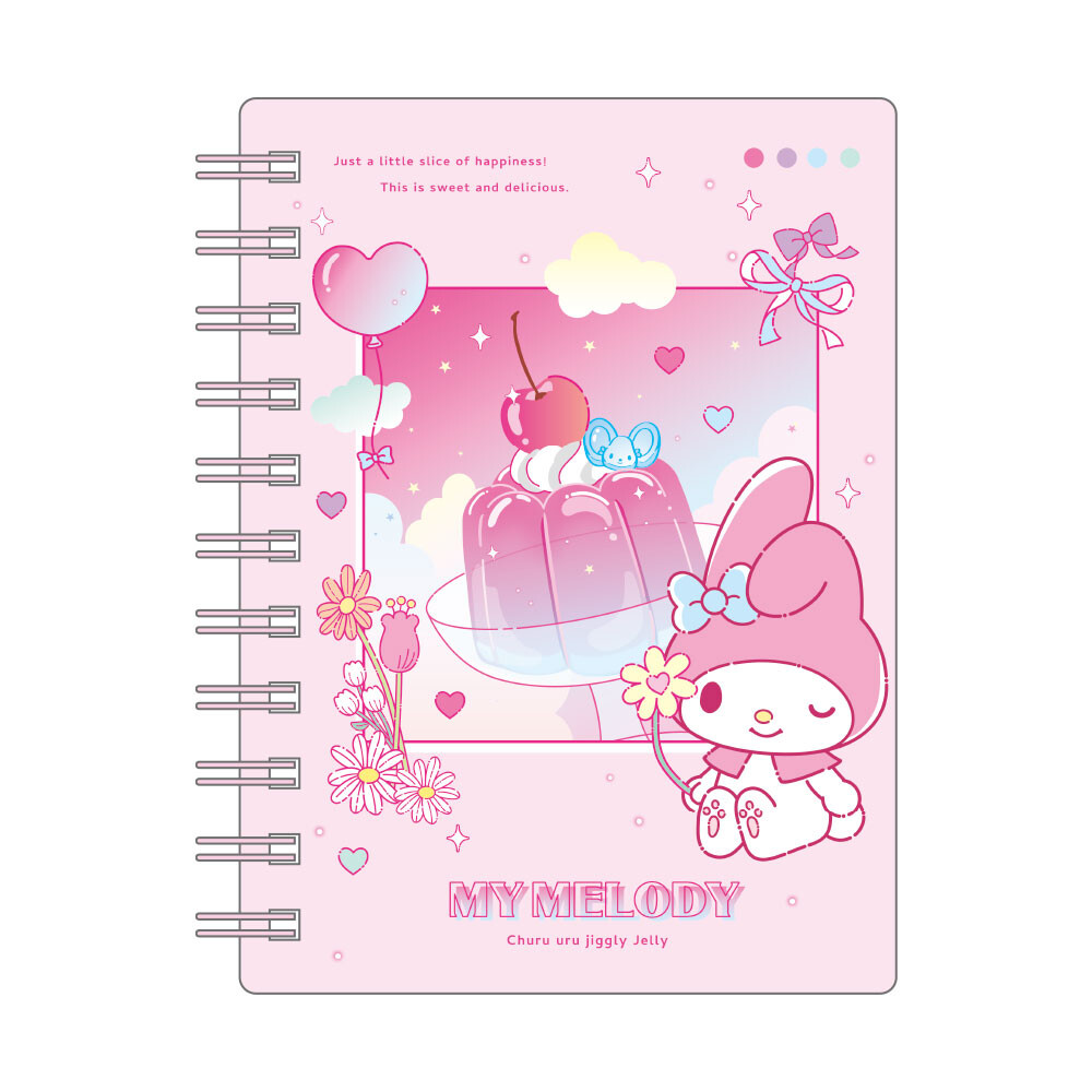 Sanrio My Melody Cherry Spiral Notebook - Kawaii Journal - product photo