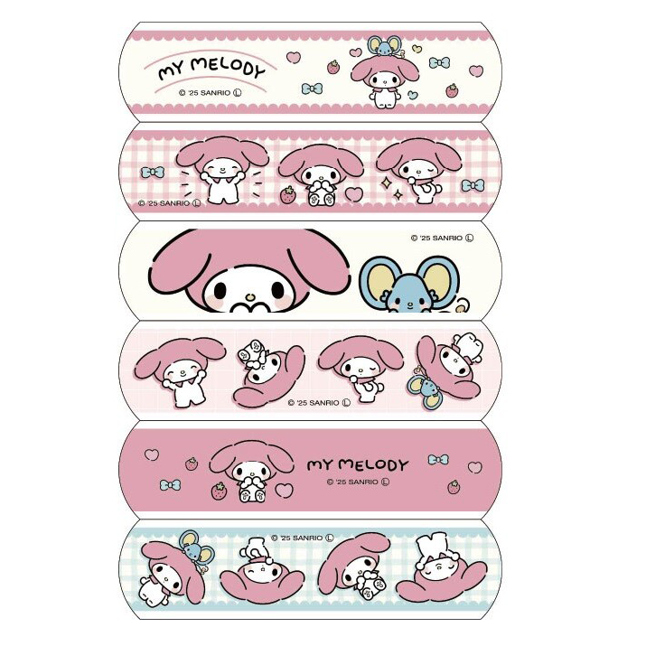 Sanrio My Melody CuteAid Adhesive Bandages - 18 Pieces - product image
