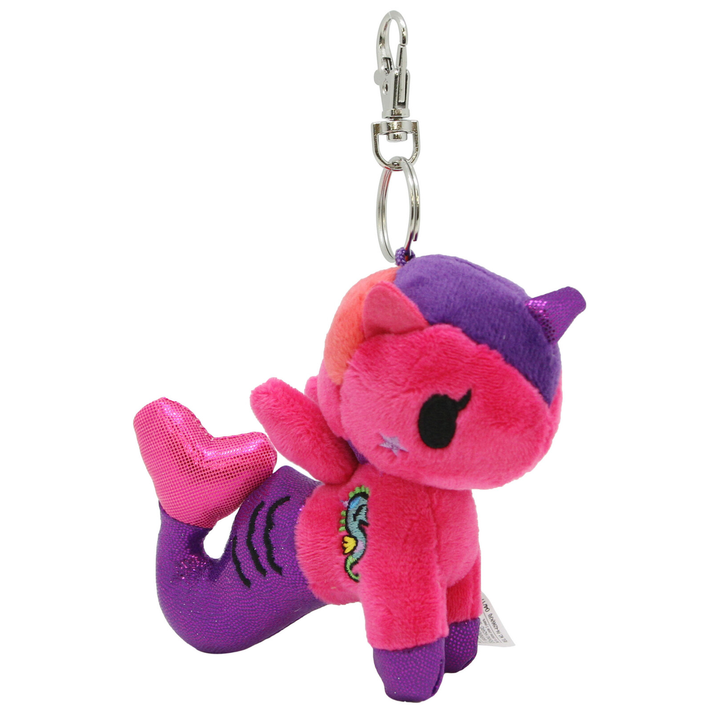 Tokidoki Oceania Plush Keyring - Unicorno Mermaid Collectible Keychain - product photo
