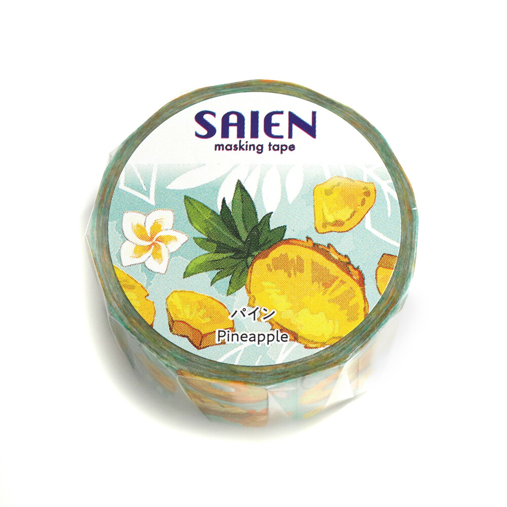 SAIEN Pineapple Washi Tape – 20mm x 7m