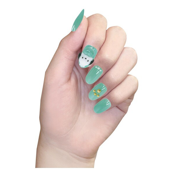 Sanrio Pochacco Press-On Nail Tips - 24 Piece Cute Japanese Nail Set - product image