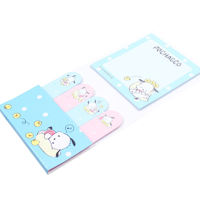 Sanrio Pochacco Sticky Notes & Index Tabs Set