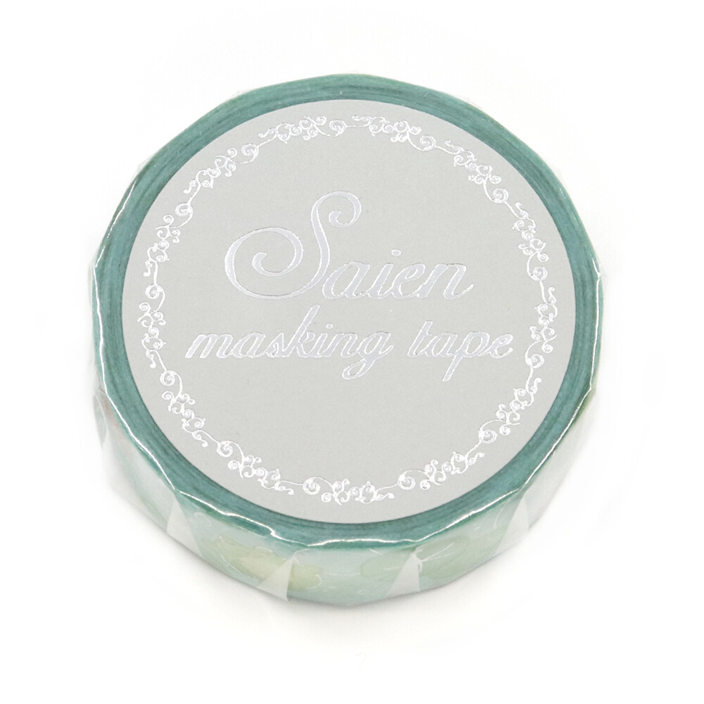 SAIEN Puka-puka Kaeru Frog Washi Tape | 15mm x 7m - packaging