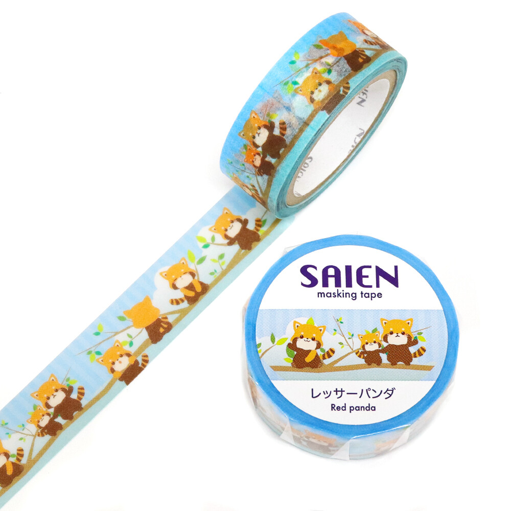Red Panda Washi Tape 15mm x 7m