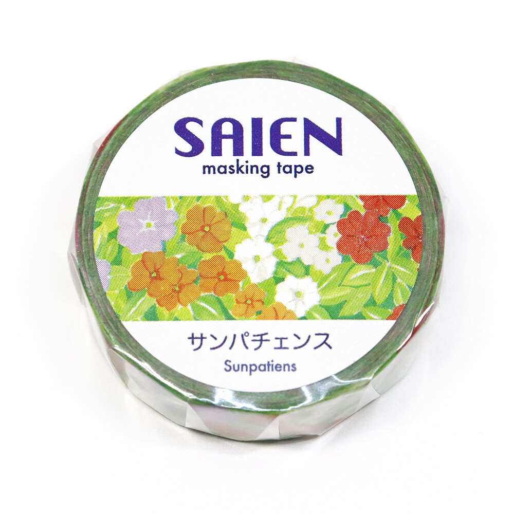 Saien Sunpacens Floral Washi Tape 15mm x 7m