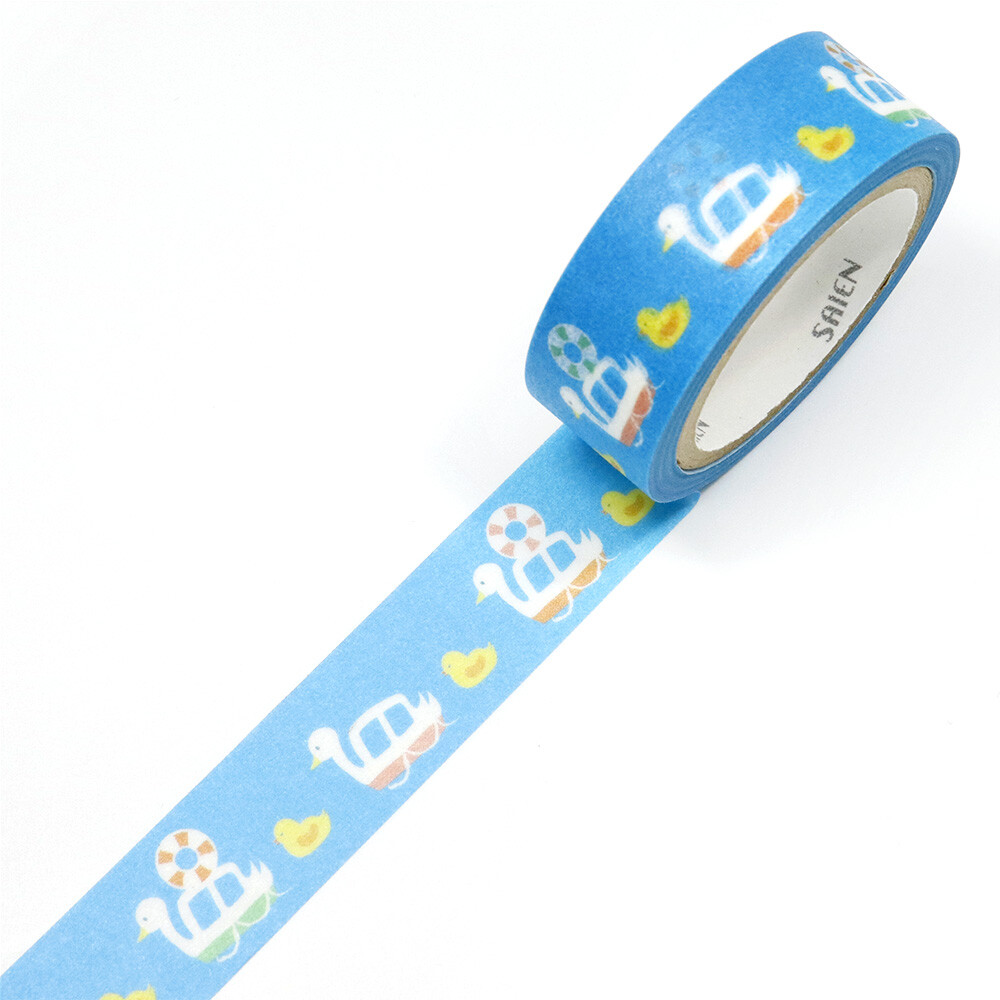 Saien Swan Boat Washi Tape 15mm x 7m