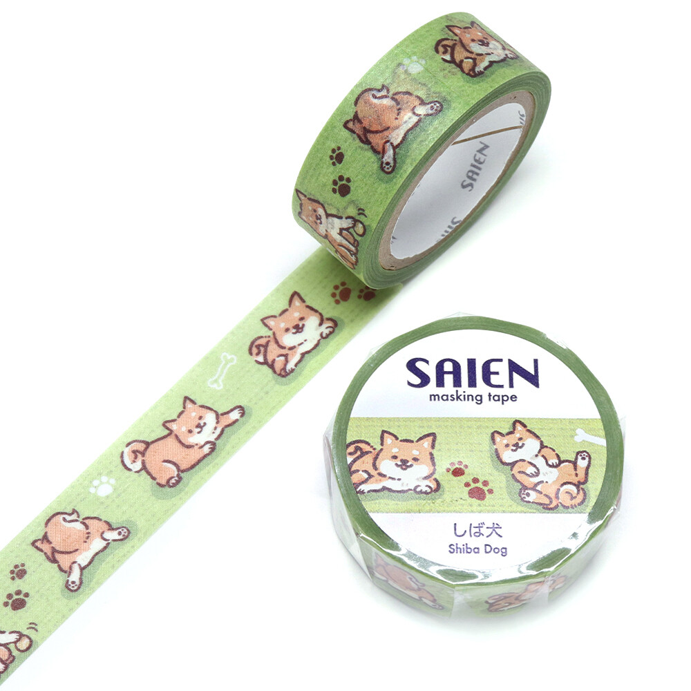 Shiba Inu Dog Washi Tape – 15mm x 7m