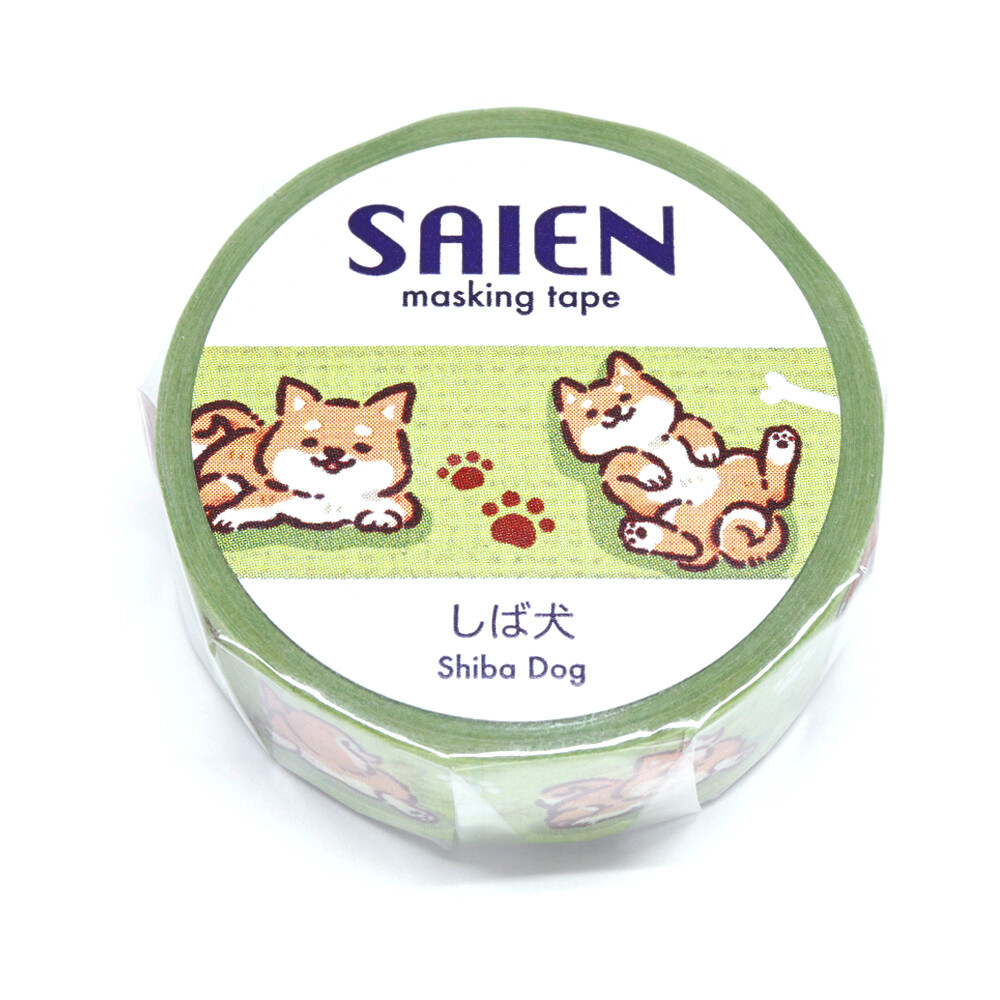 Shiba Inu Dog Washi Tape – 15mm x 7m