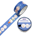SAIEN Snowman Japanese Washi Tape 20mm x 5m - product photo
