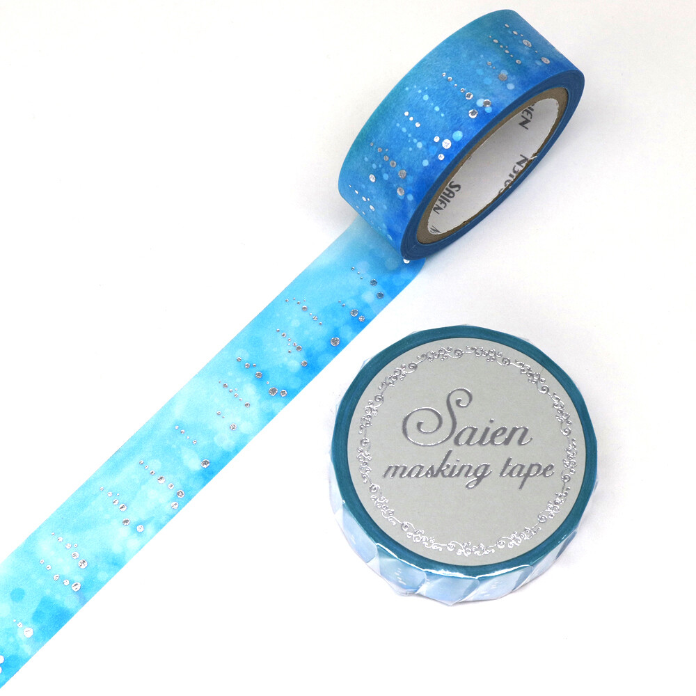 Washi Tape Soda Silver Foil 15mm x 7m