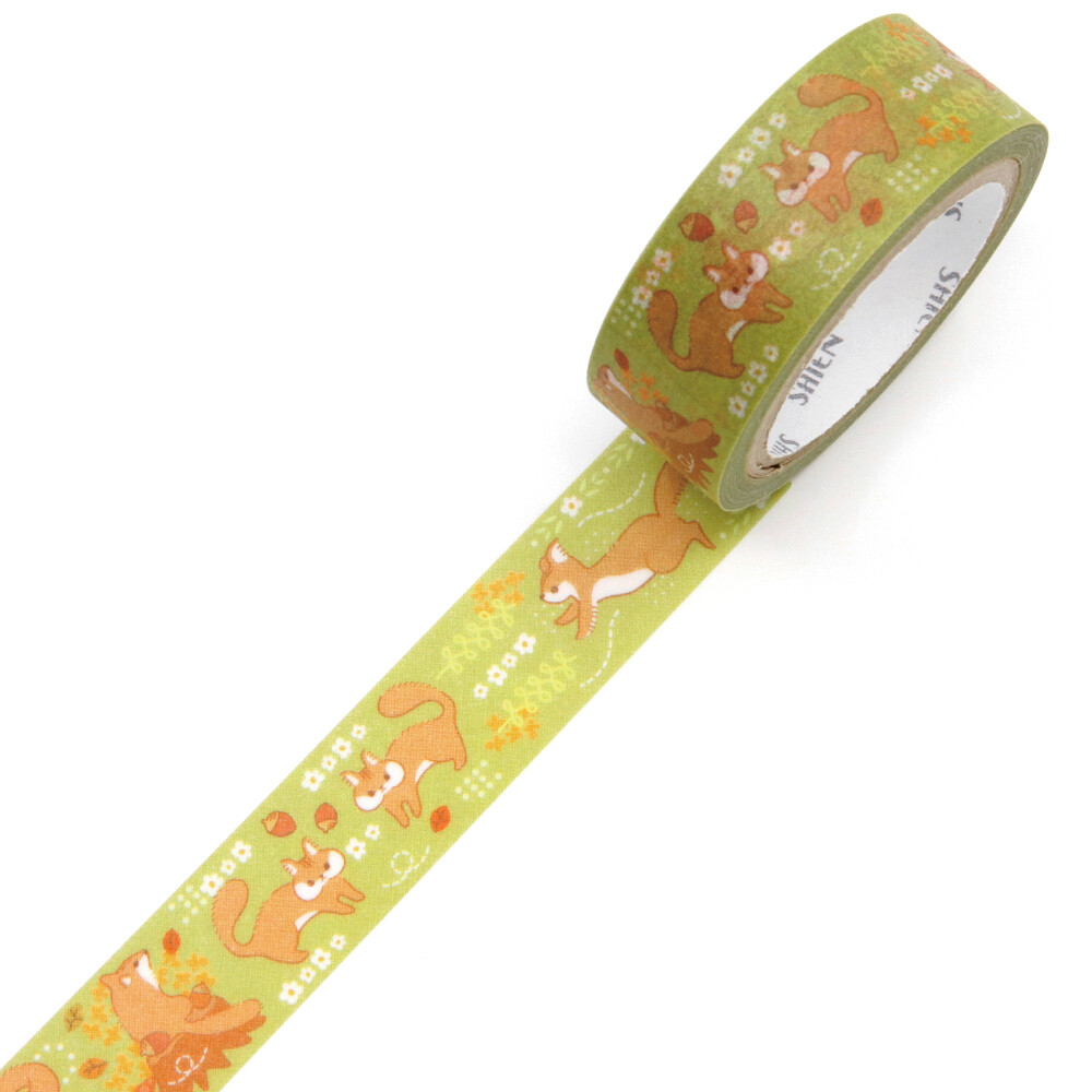 Saien Washi Tape Squirrel 15mm x 7m