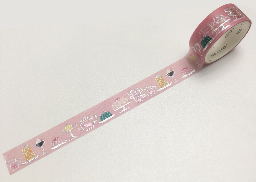 DECOLE Kira-Kira Party Jelly Washi Tape – Dessert & Treats