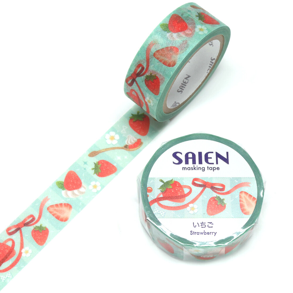 Strawberry Washi Tape – 15mm x 7m