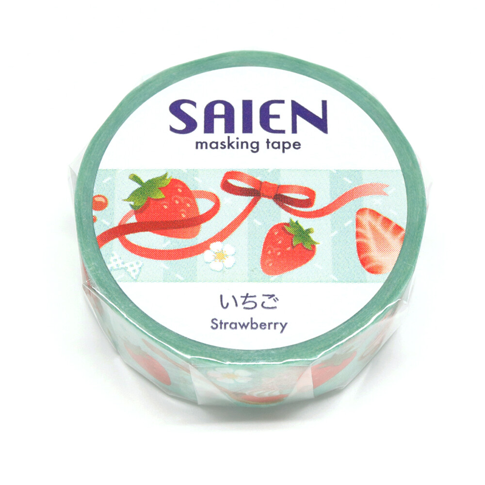 Strawberry Washi Tape – 15mm x 7m