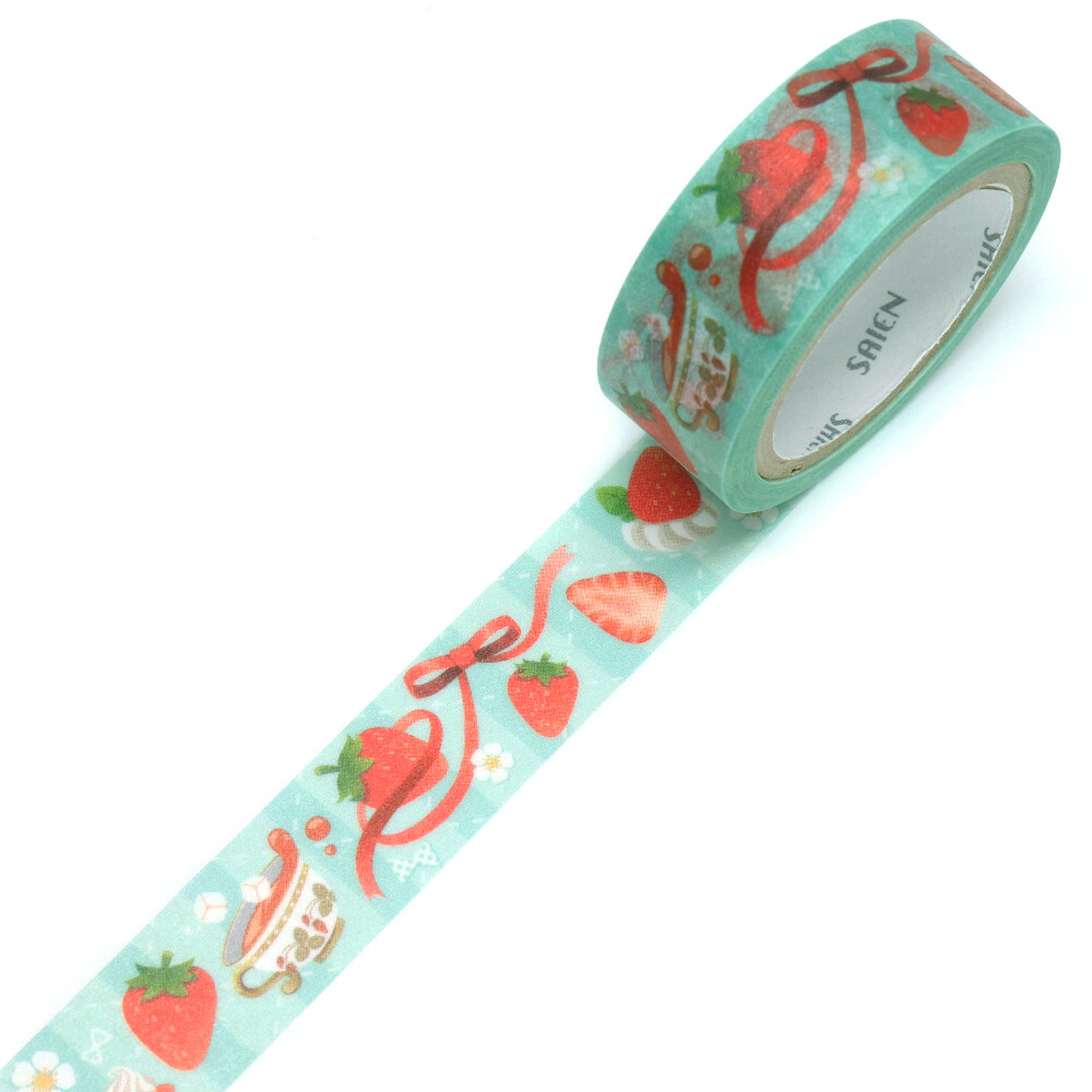 Strawberry Washi Tape – 15mm x 7m