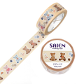 Teddy Bear Washi Tape 15mm x 7m