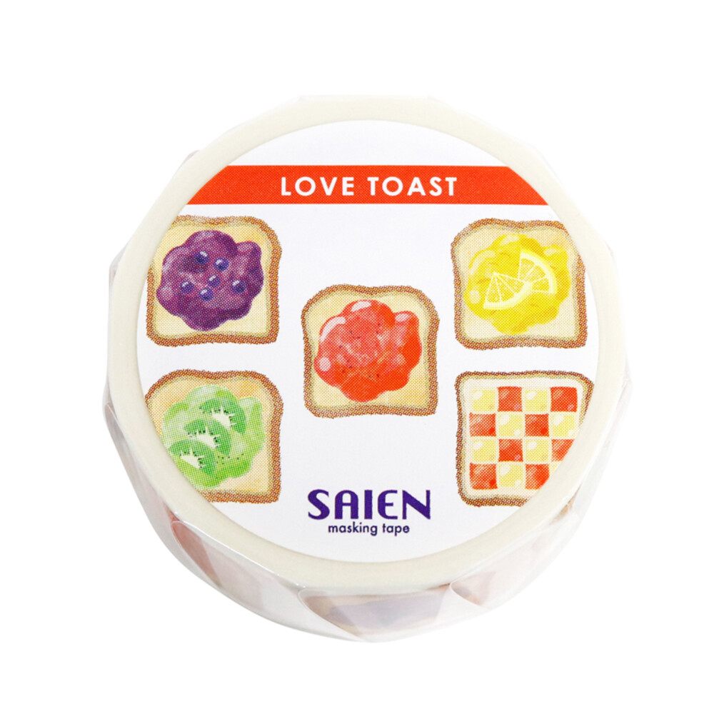 Love Toast Jam Washi Tape 20mm x 7m