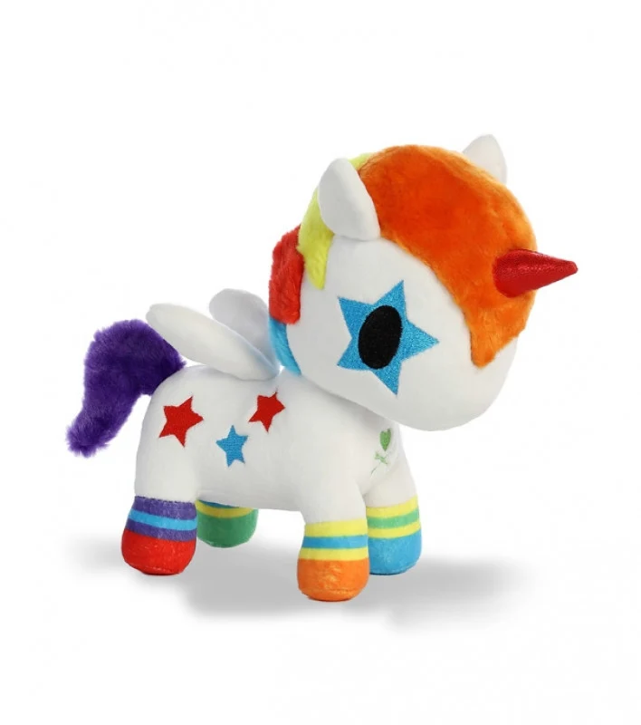 Tokidoki Bowie Unicorno Plush - Rainbow Collectible Plush | 18cm - product photo
