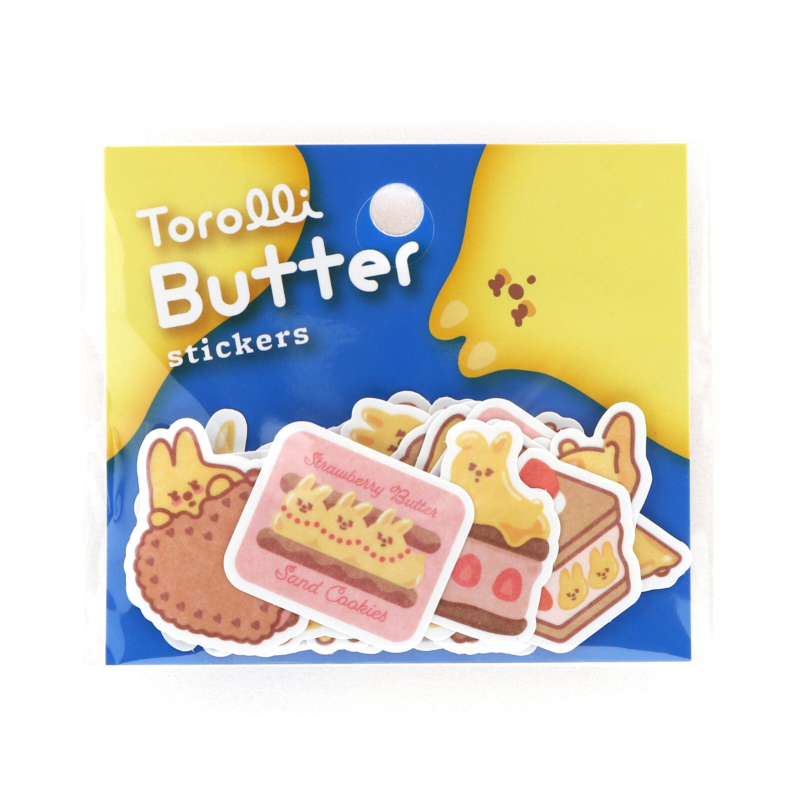 Butter Animals Flake Stickers – Cute Foodie Planner Stickers