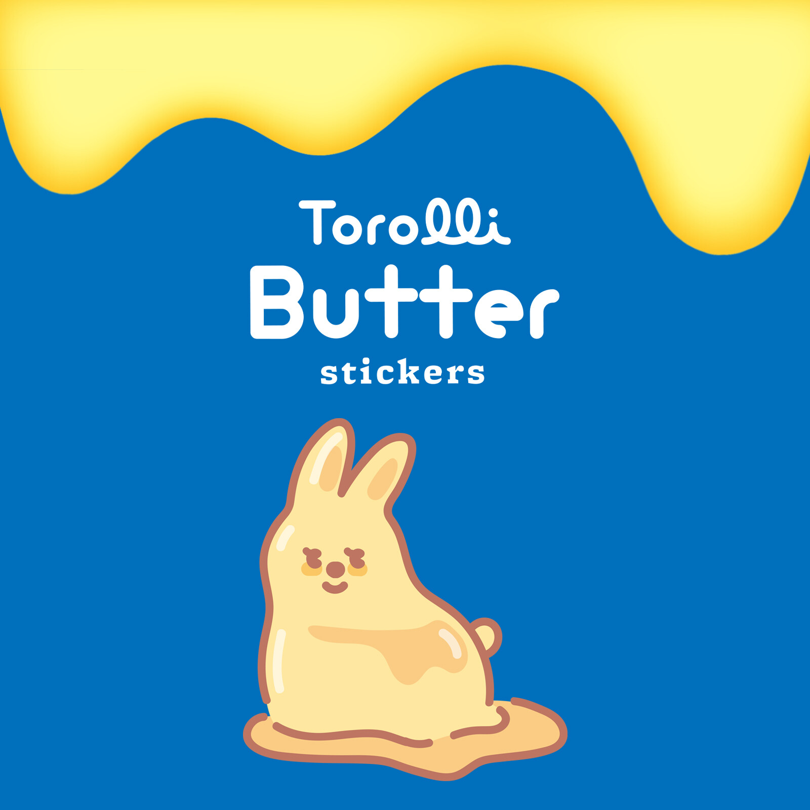 Butter Animals Flake Stickers – Cute Foodie Planner Stickers
