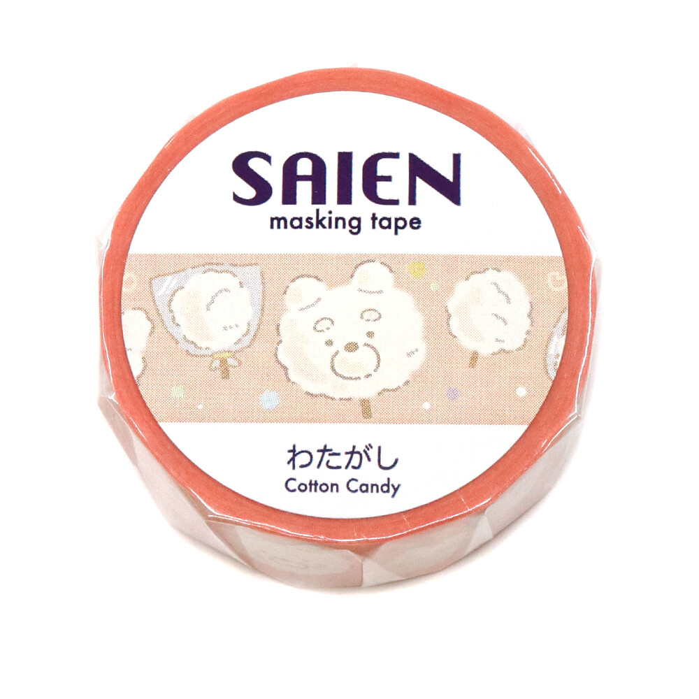 Saien Cotton Candy Washi Tape 15mm x 7m