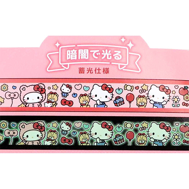 Sanrio Hello Kitty Glow in the Dark Washi Tape – view 3
