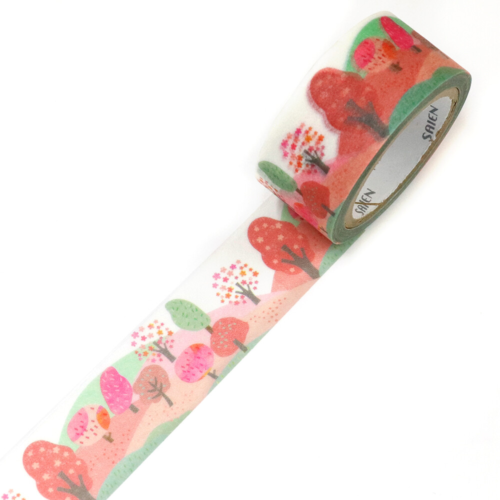 SAIEN Spring Mountain Washi Tape 20mm x 7m
