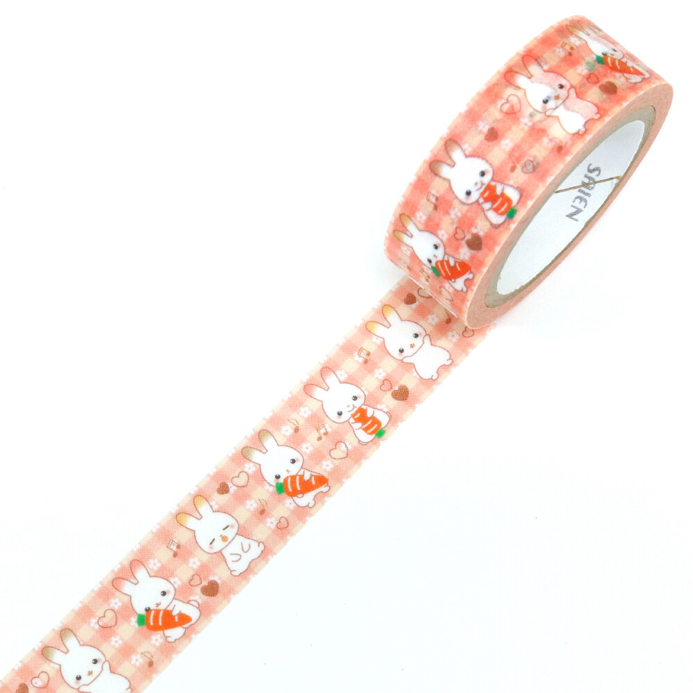 Saien Rabbit Washi Tape 15mm x 7m