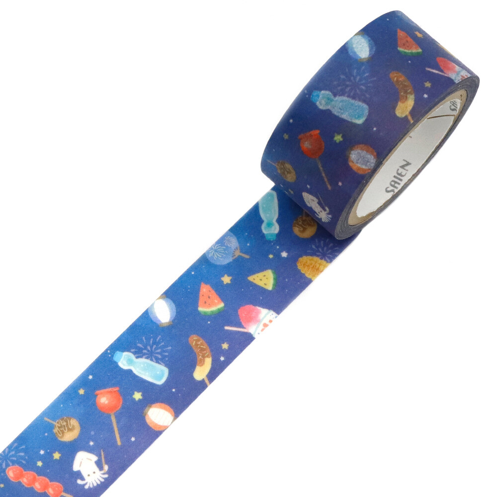 Saien Summer Festival Washi Tape 20mm x 7m