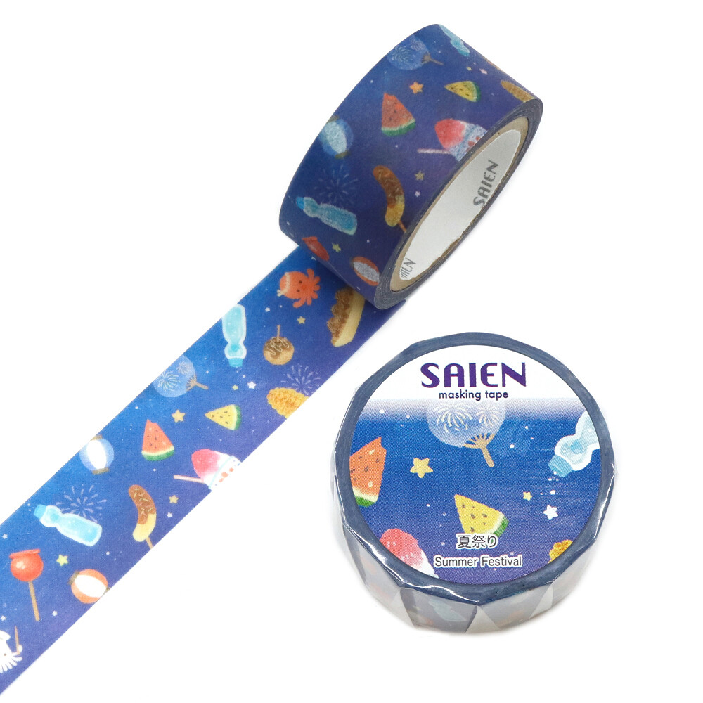 Saien Summer Festival Washi Tape 20mm x 7m