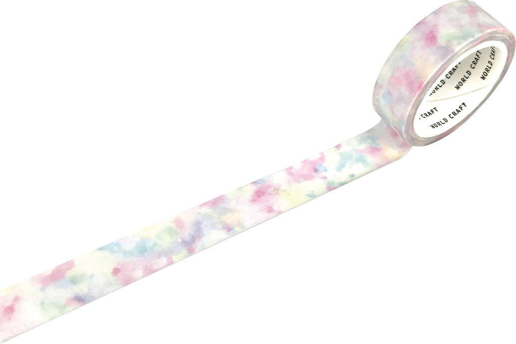 Kagayaki Pastel Watercolor Washi Tape 15mm x 7m