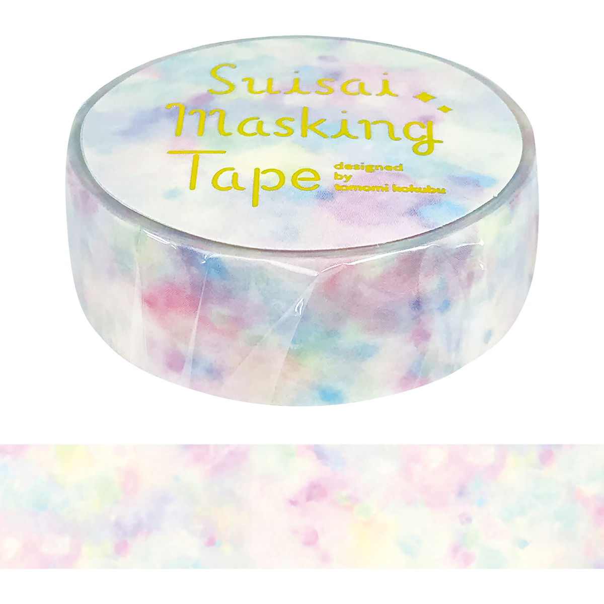 Kagayaki Pastel Watercolor Washi Tape 15mm x 7m